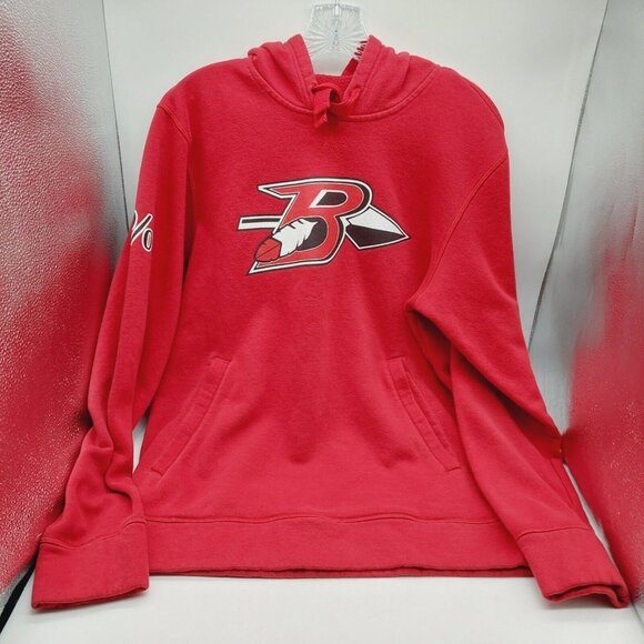 Bucyrus Ohio Hoodie Sweatshirt Red Size Adidas Mens Size Medium - Picture 1 of 9